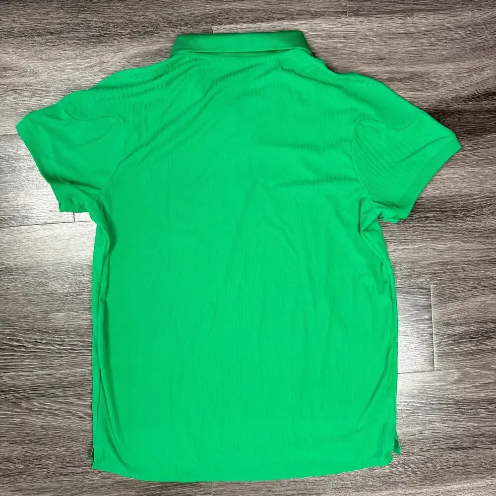 Nike Court Dri-FIT ADV Slam Tennis Polo Shirt Green Mens Size Large HQ0792-310